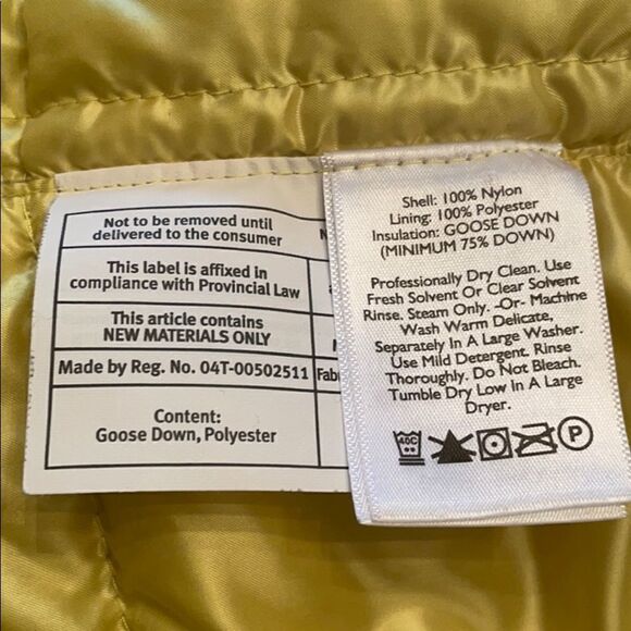 Vintage Eddie Bauer Seattle Down Snap Front Jacket - Picture 5 of 5